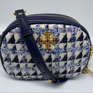 Tory Burch Kira Chevron Tweed Small Camera Bag